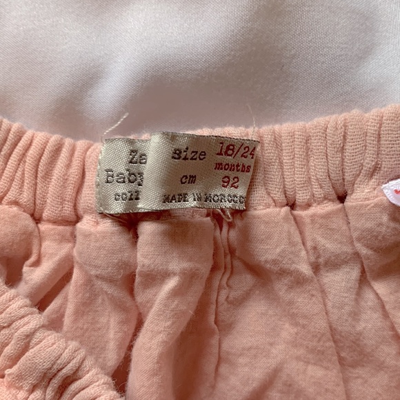 Baby Zara Pink Skirt with Pom Pom tie, 18-24 Months - Picture 4 of 6